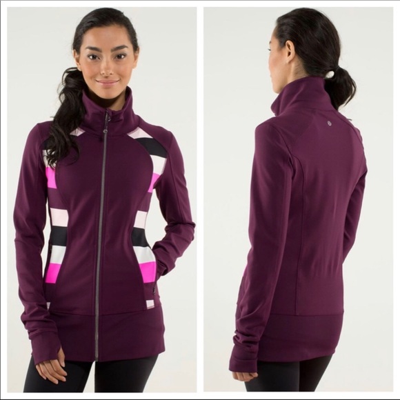 Lululemon Nice Asana Jacket
Plum / Pow Stripe